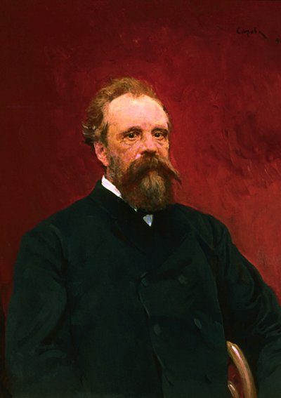 Sergey Mikhailovich Tretyakov, 1895 von Valentin Aleksandrovich Serov